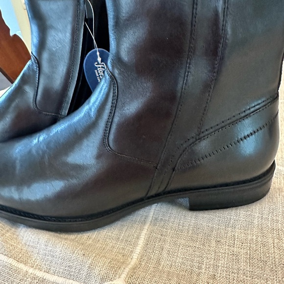 Florsheim Men's Medfield Plain Toe Zip Boot Fashion Black New 10.5 EEE - Picture 7 of 7